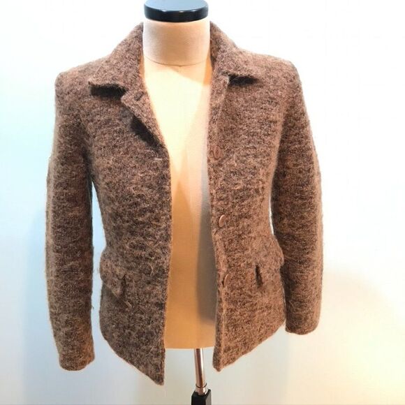 Charles Gray Alpaca / Mohair Melange Jacket S - Picture 3 of 11